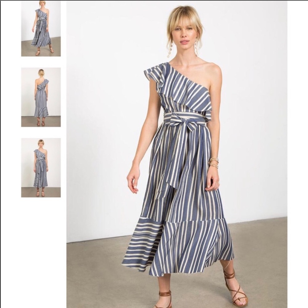 Chan Luu one shoulder maxi dress